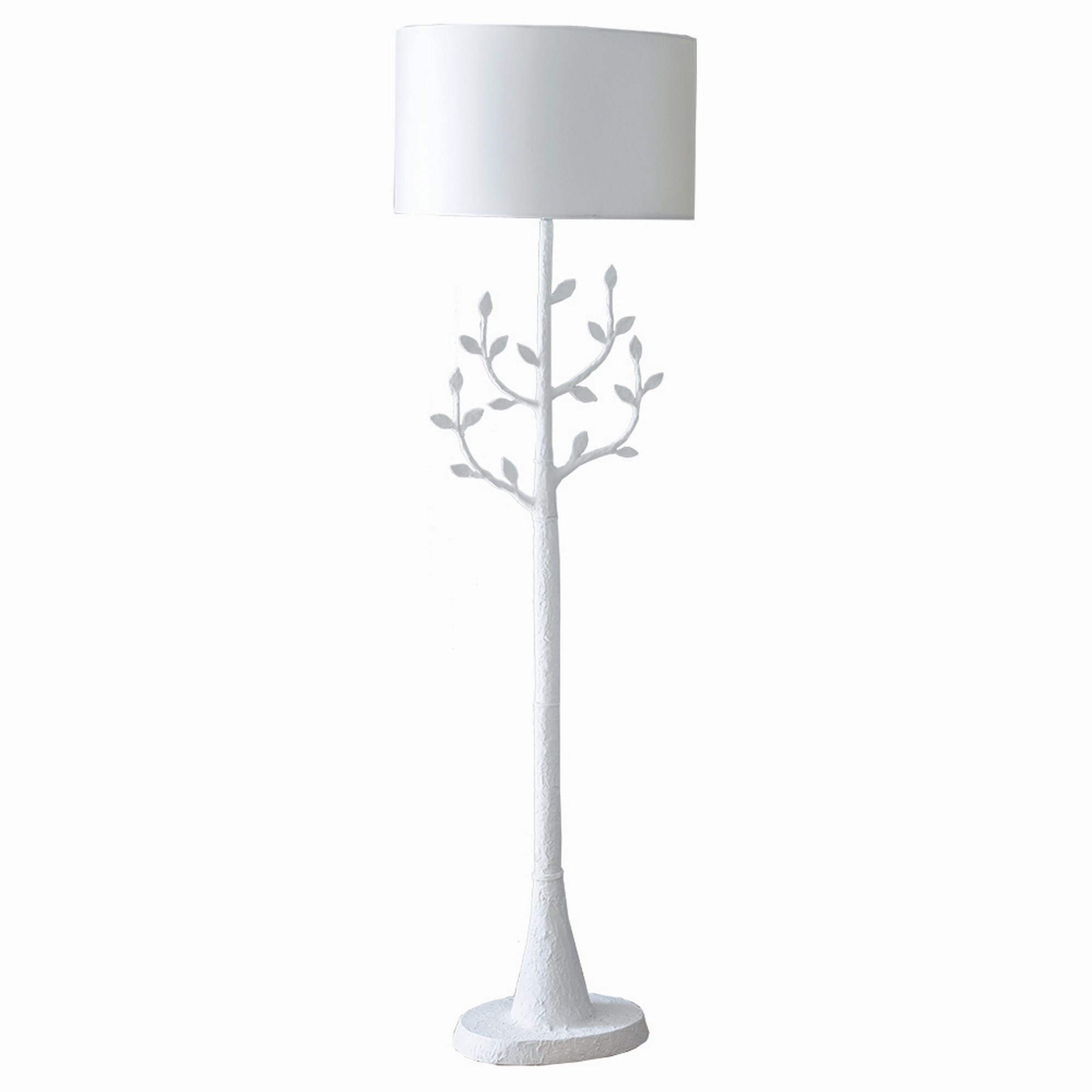 Millana Tree Floor Lamp By William Yeoward In Chalk White